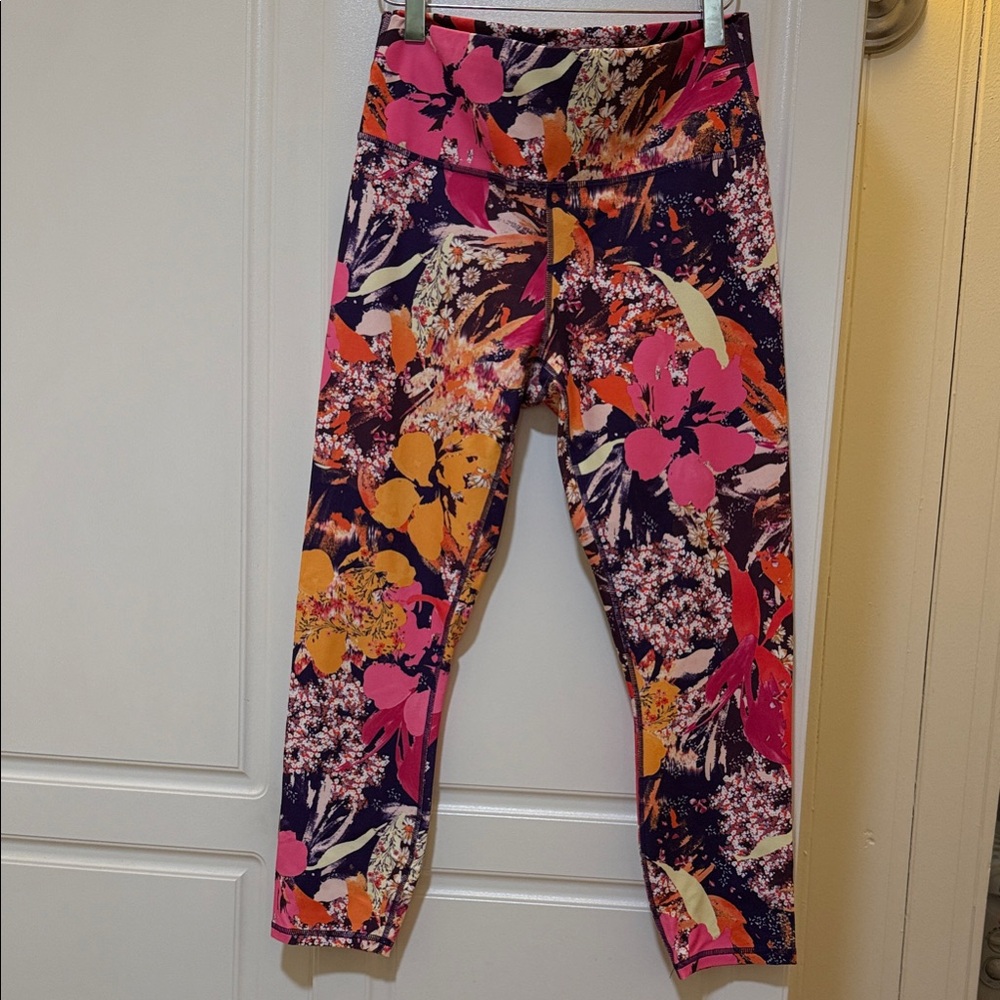 Fabletics Colorful Floral Print Capris
